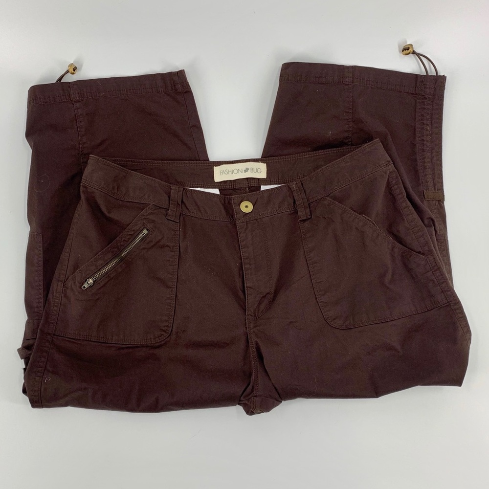 Fashion Bug Dark Brown Convertible Capri
